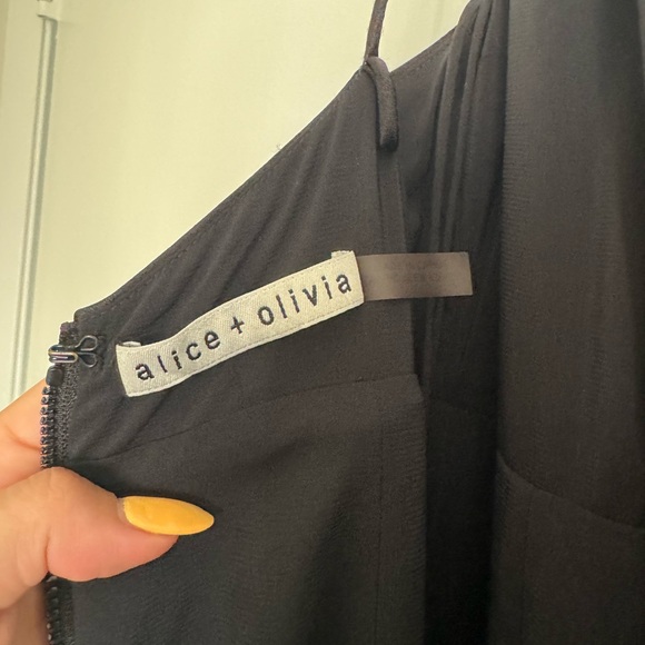 Alice and Olivia Cowl Neck Satin Gown - Picture 9 of 9